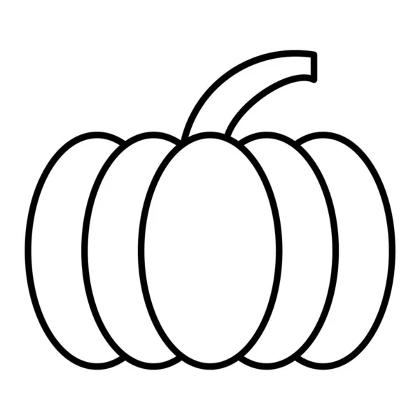 Halloween Zucca Icona Vettore Illustrazione Grafica Design — Vettoriale Stock