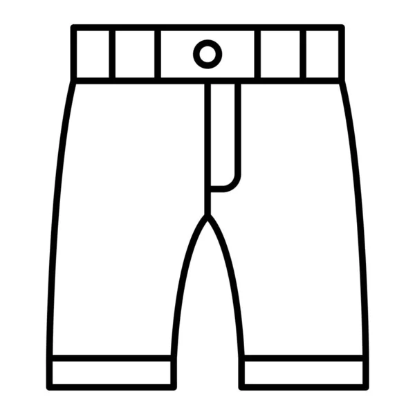 Icona Dei Pantaloni Semplice Illustrazione Vestiti Simbolo Vettoriale Web — Vettoriale Stock