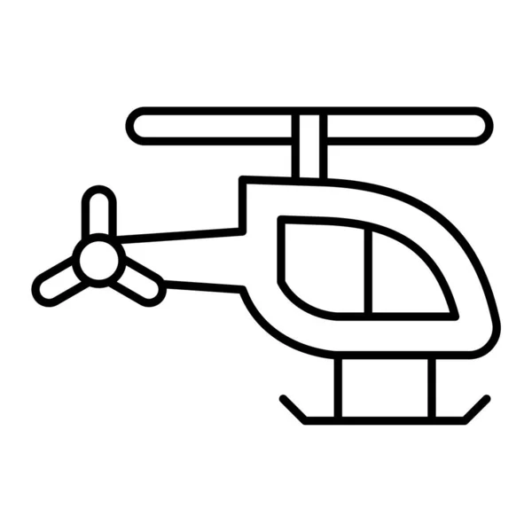 Helicopter Icon Vector Illustration — Stock Vector