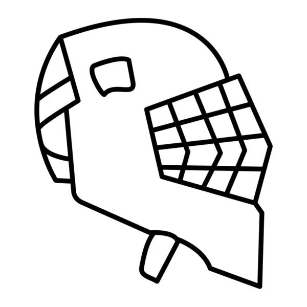 Σύμβολο Του Ποδοσφαίρου Περίγραμμα Εικονογράφηση Του Μπάσκετ Ρακέτα Διάνυσμα Εικονίδια — Διανυσματικό Αρχείο