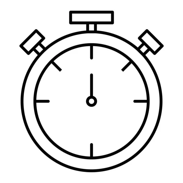 Ícone Cronômetro Delinear Símbolo Ilustração Vetorial Cronômetro — Vetor de Stock