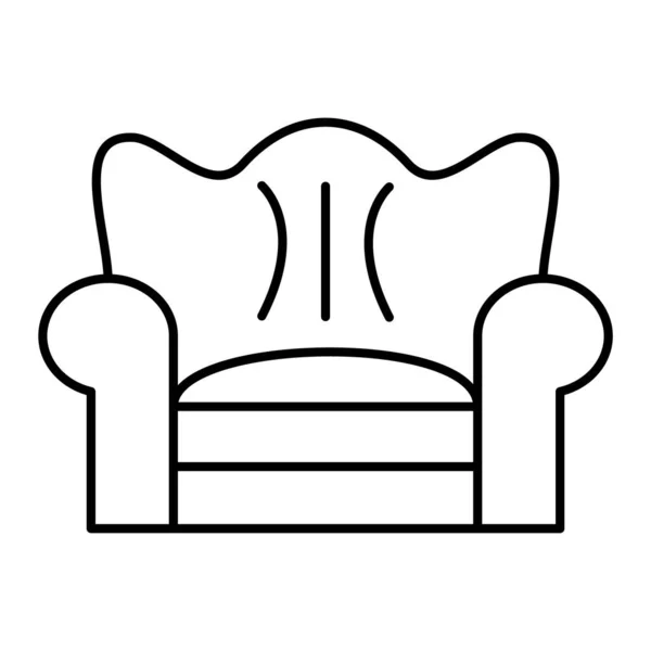 Sofa Symbol Couchmöbel Und Interieur Thema Isoliertes Design Vektorillustration — Stockvektor