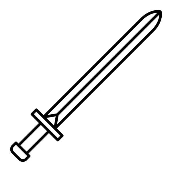Sword Icon Vector Illustration — Stock Vector