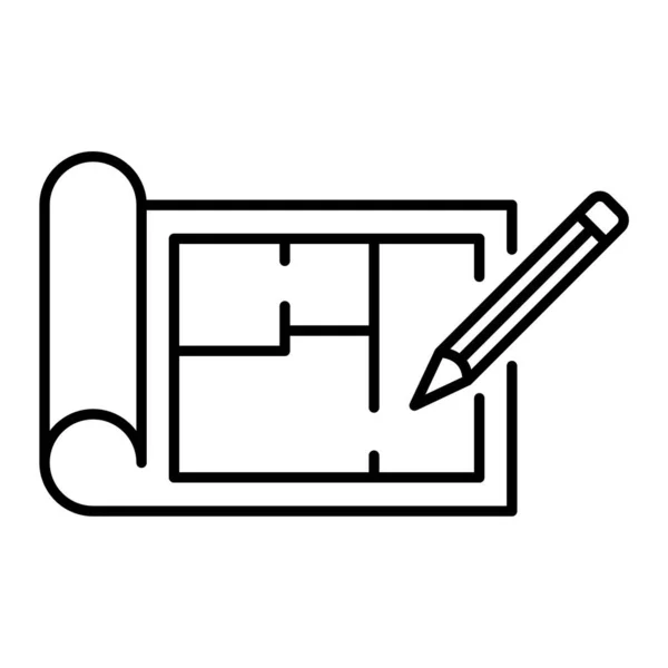 Vector Illustration Construction Building Icon — Stock Vector
