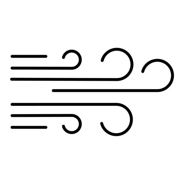 Wind Symbol Vektor Illustration — Stockvektor