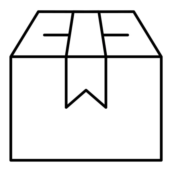 Pudełko Ikona Web Prosta Konstrukcja — Wektor stockowy