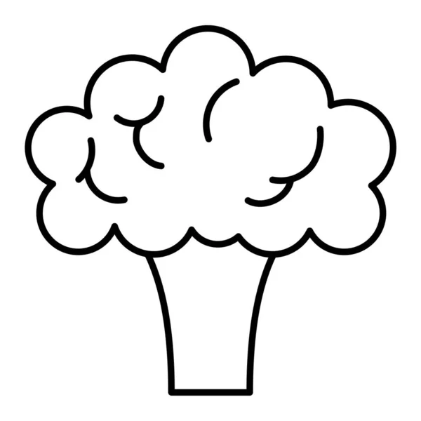 Brócoli Icono Web Ilustración Simple — Vector de stock