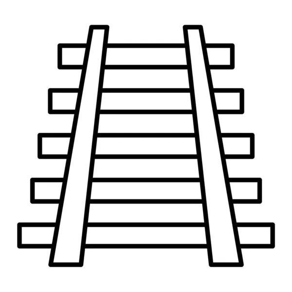 Treppen Symbol Umriss Leiter Vektor Illustration — Stockvektor
