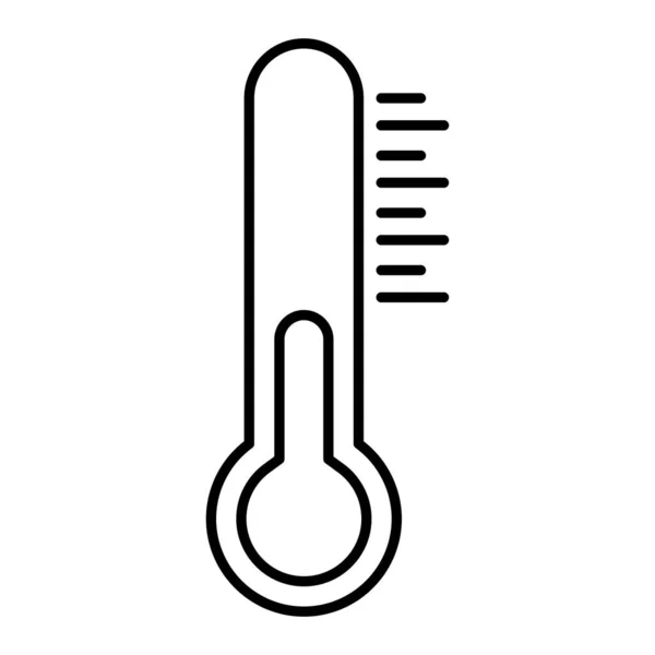 Ilustração Vetor Ícone Termômetro —  Vetores de Stock