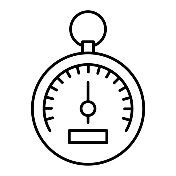 Pictogram Stopwatch Schets Chronometer Vector Illustratie Symbool Web Design — Stockvector