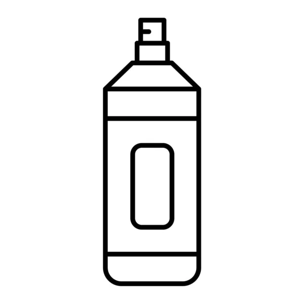 Spray Bottle Glue Liquid Line Fill Style Icon Template — Stock Vector