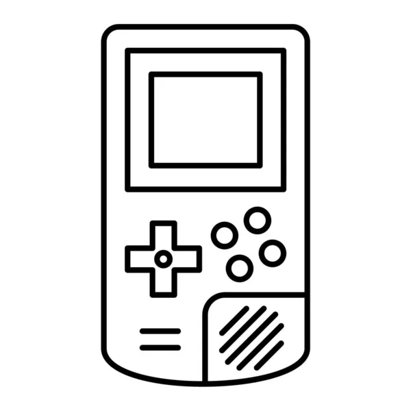 Dispositivo Consola Juegos Con Diseño Ilustración Vectorial Controlador — Archivo Imágenes Vectoriales