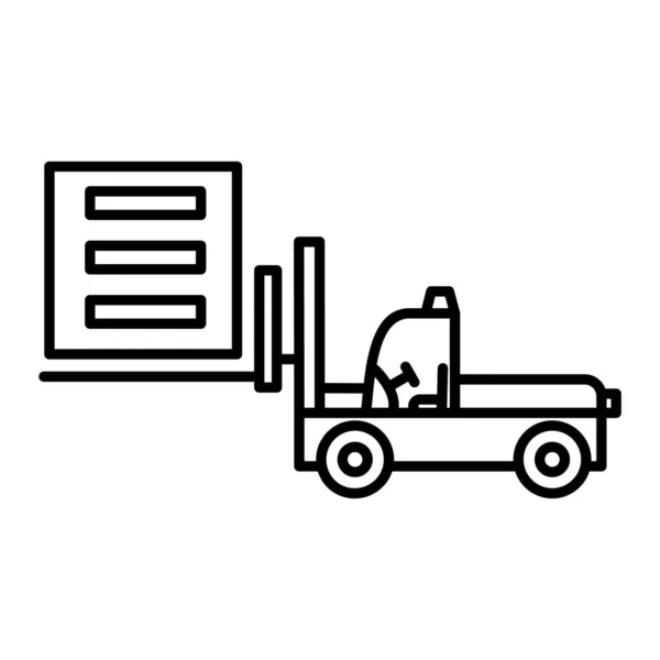 Іконка Вантажівки Векторна Ілюстрація — стоковий вектор