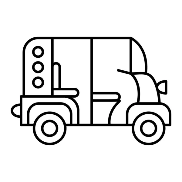 Camion Icône Web Illustration Simple — Image vectorielle