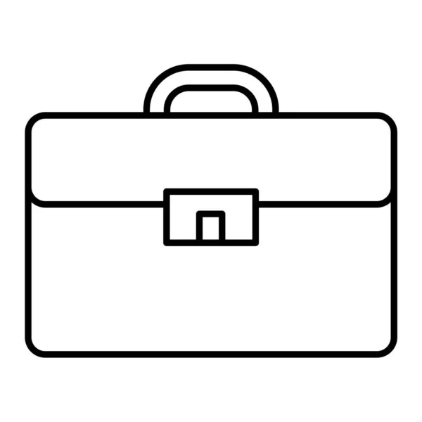 ブリーフケースのアイコン ウェブ用のスーツケースのアイコンの簡単なイラスト — ストックベクタ