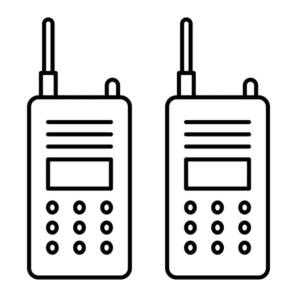 Stock vector walkie talkie. simple illustration