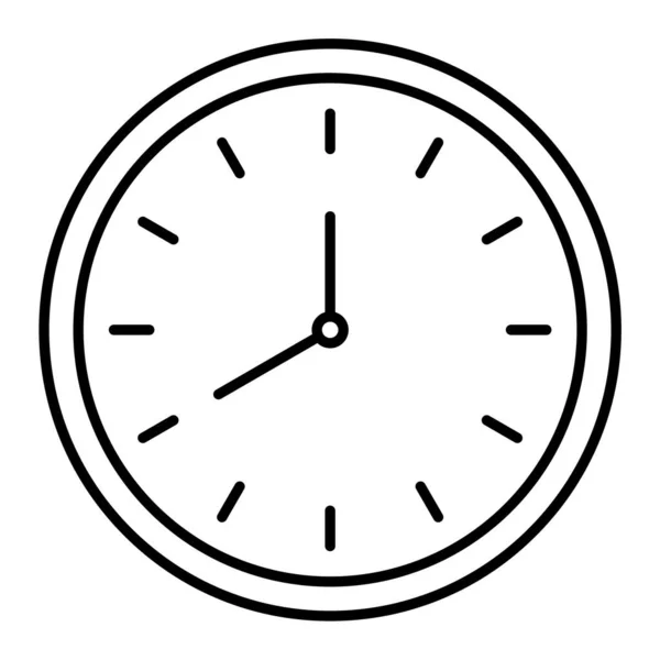 Ícone Relógio Ilustração Vetorial — Vetor de Stock