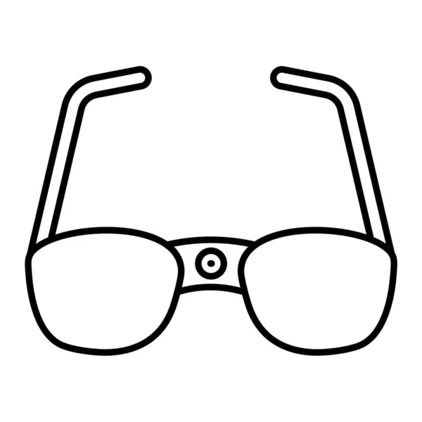 Ikona Slunečních Brýlí Obrys Ilustrace Vektorových Ikon Brýlí Pro Web — Stockový vektor