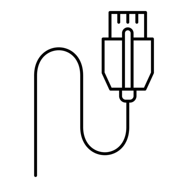 Usb Kabel Ikon Vektor Illustration — Stock vektor