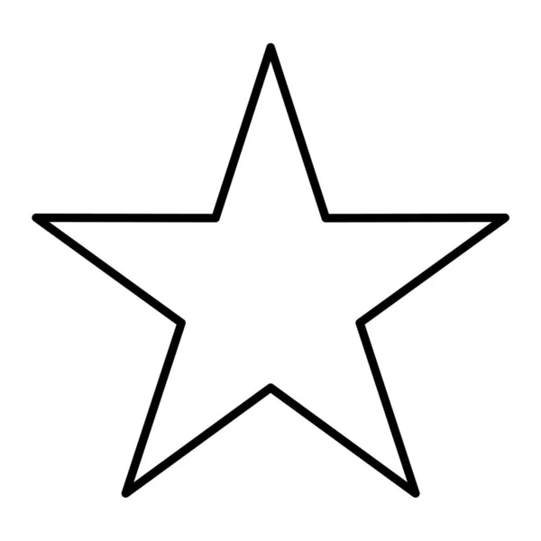 Icono Estrella Ilustración Vectorial — Archivo Imágenes Vectoriales