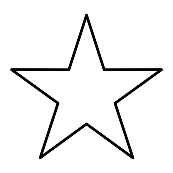иконка звезды, векторная иллюстрация
