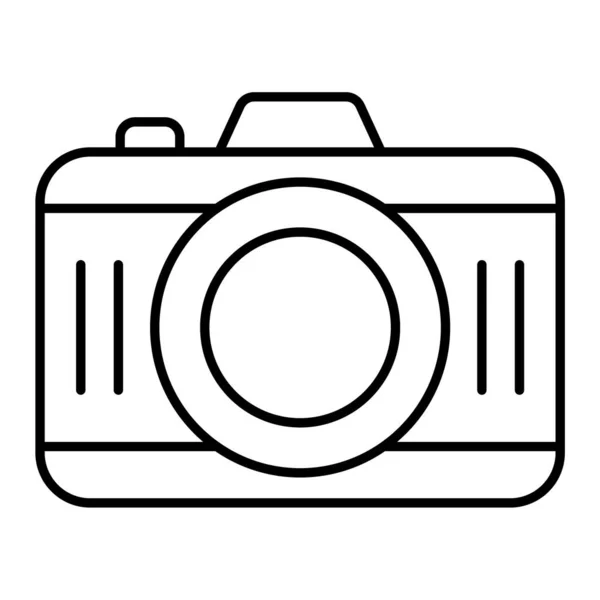Εικονίδιο Κάμερας Περίγραμμα Σύμβολο Εικονογράφησης Διανύσματος — Διανυσματικό Αρχείο