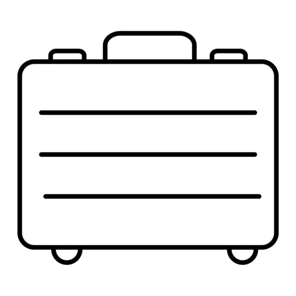 Valise Avec Icône Bagage Illustration Vectorielle — Image vectorielle
