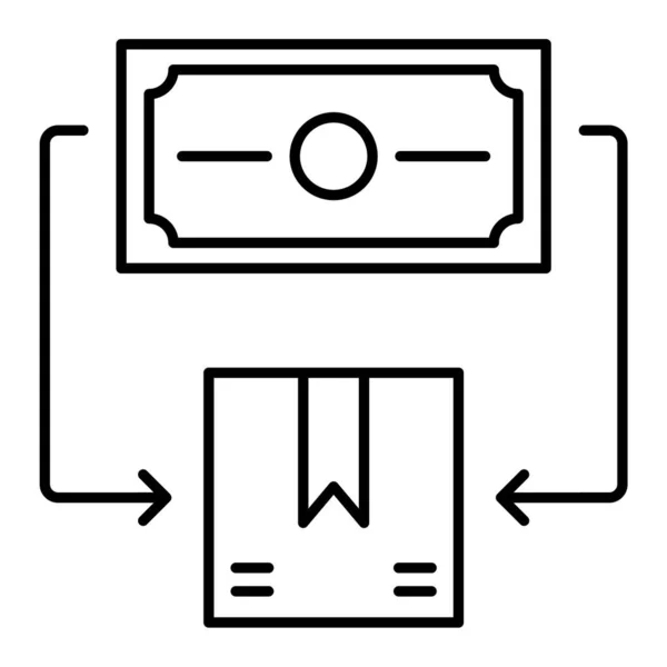 Dodávka Webové Ikony Jednoduchá Ilustrace — Stockový vektor