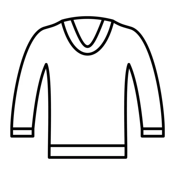 Значок Одежды Контурная Иллюстрация Векторных Значков Пиджака Паутины — стоковый вектор