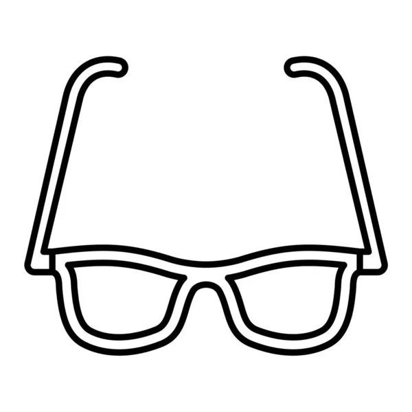 Óculos Ícone Ilustração Vetorial —  Vetores de Stock