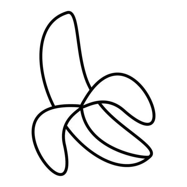 Dessin Trait Une Icône Fleur Illustration Isolée Plate Graphique Vectoriel — Image vectorielle