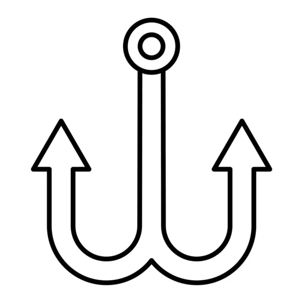 Anchor Web Icon Simple Illustration — Stock Vector