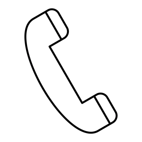 Telefon Symbol Vektorillustration — Stockvektor