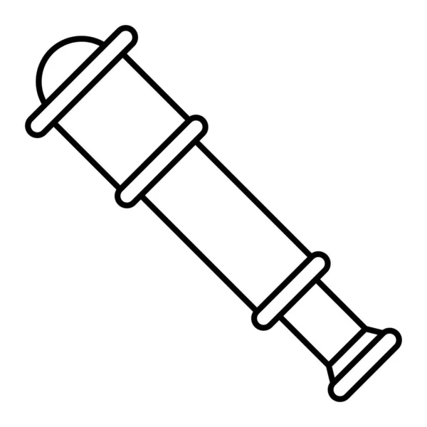 Teleskop Symbol Einfache Illustration Von Taschenlampen Vektorsymbolen Für Das Web — Stockvektor