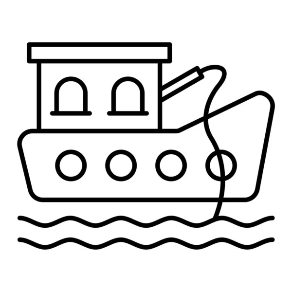 Απεικόνιση Διανύσματος Εικονιδίου Πλοίου — Διανυσματικό Αρχείο