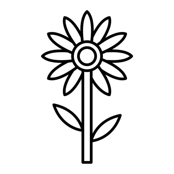 花卉图标矢量插图 — 图库矢量图片