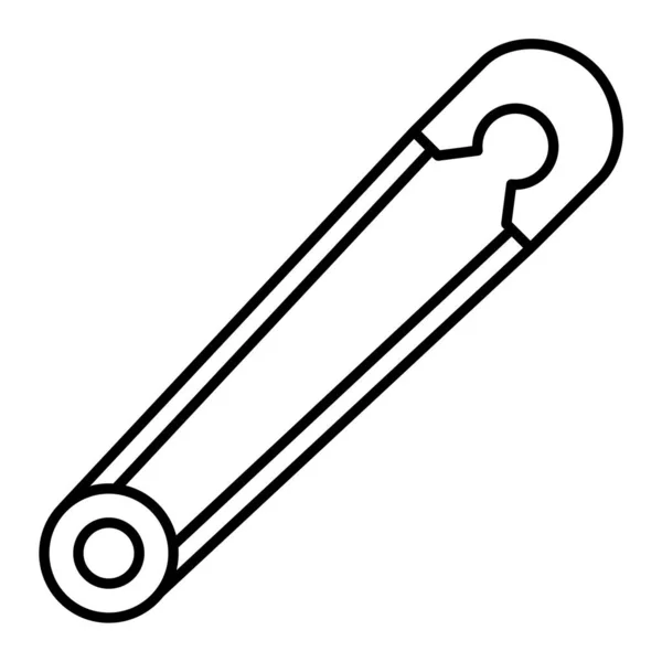 Ilustrasi Vektor Dari Ikon Pin Tunggal Yang Terisolasi - Stok Vektor