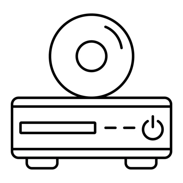 Vektor Illustration Des Musik Player Symbols — Stockvektor