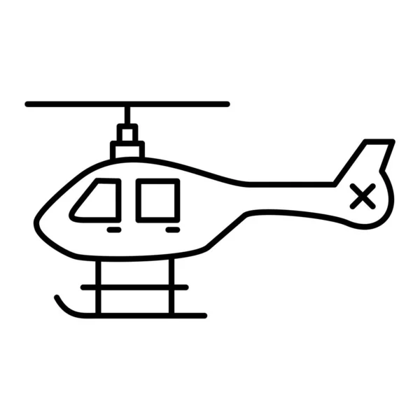直升机图标矢量说明 — 图库矢量图片