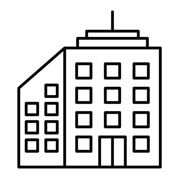 buildings icon, vector illustration
