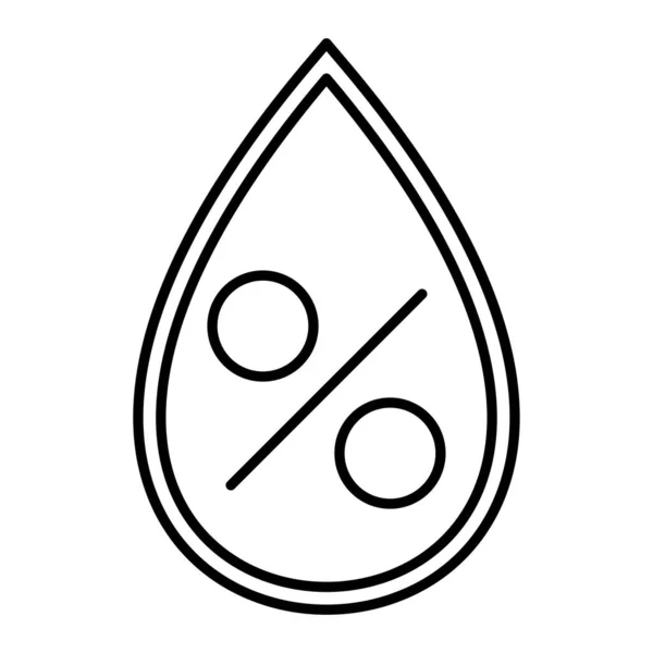 Wassertropfen Symbol Skizzenillustration — Stockvektor