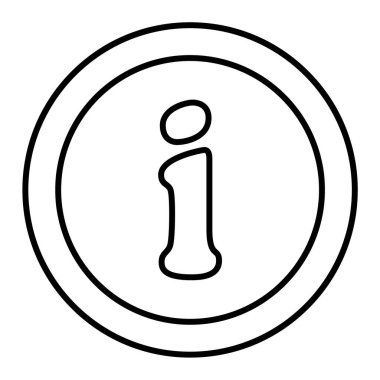 bilgi simgesi, vektör illüstrasyonu