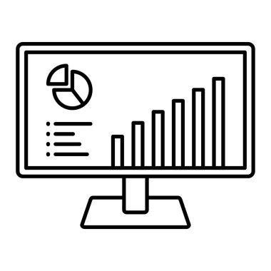 seo modern simgesinin vektör illüstrasyonu