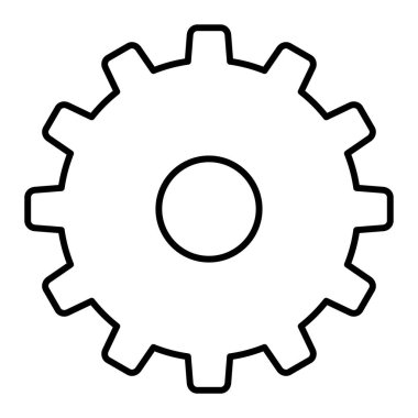 Teçhizat Web simgesi basit illüstrasyon