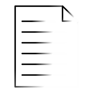 belge simgesi, vektör çizimi