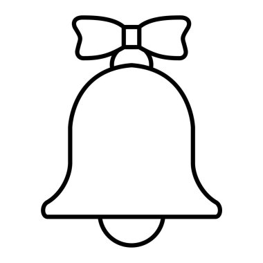 Çan simgesi vektör illüstrasyonu