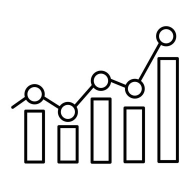 iş grafiği vektör illüstrasyonu