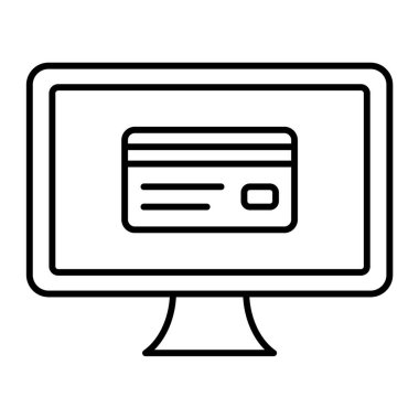 bilgisayar simgesi vektör illüstrasyonu