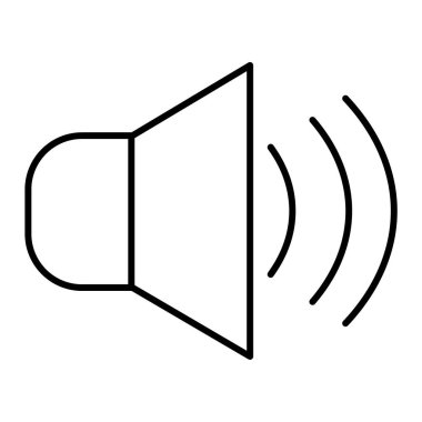 hoparlör vektör illüstrasyonu