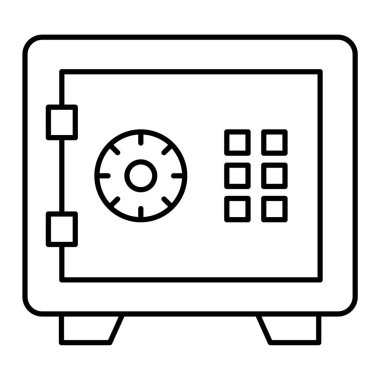 Güvenli vektör simgesi. resimleme